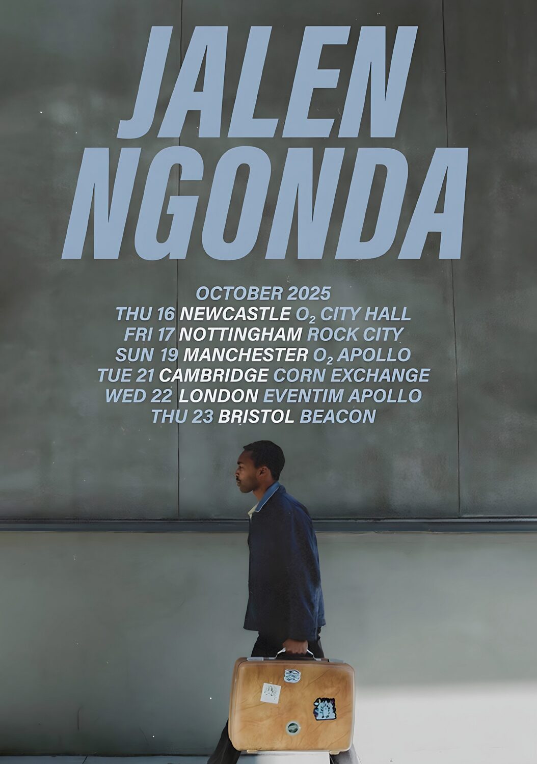 Jalen Ngonda 2026 concert poster